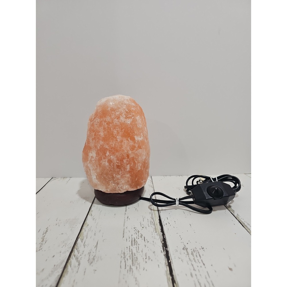 Natural Himalayan Crystal Salt Lamp Large 7"-8" Tall Dimmer Lucky Light House